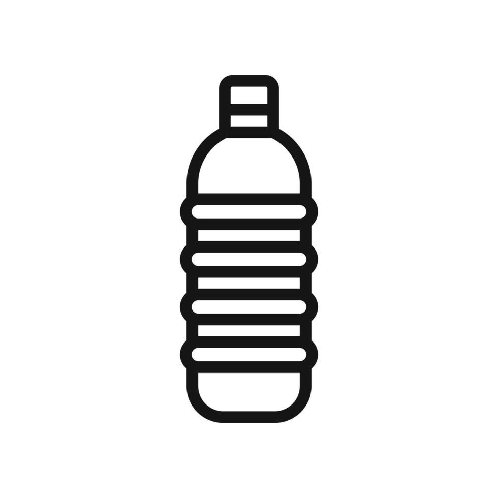 Water Bottle Icon for Hydration Reminders and Fitness Tracking Apps vector