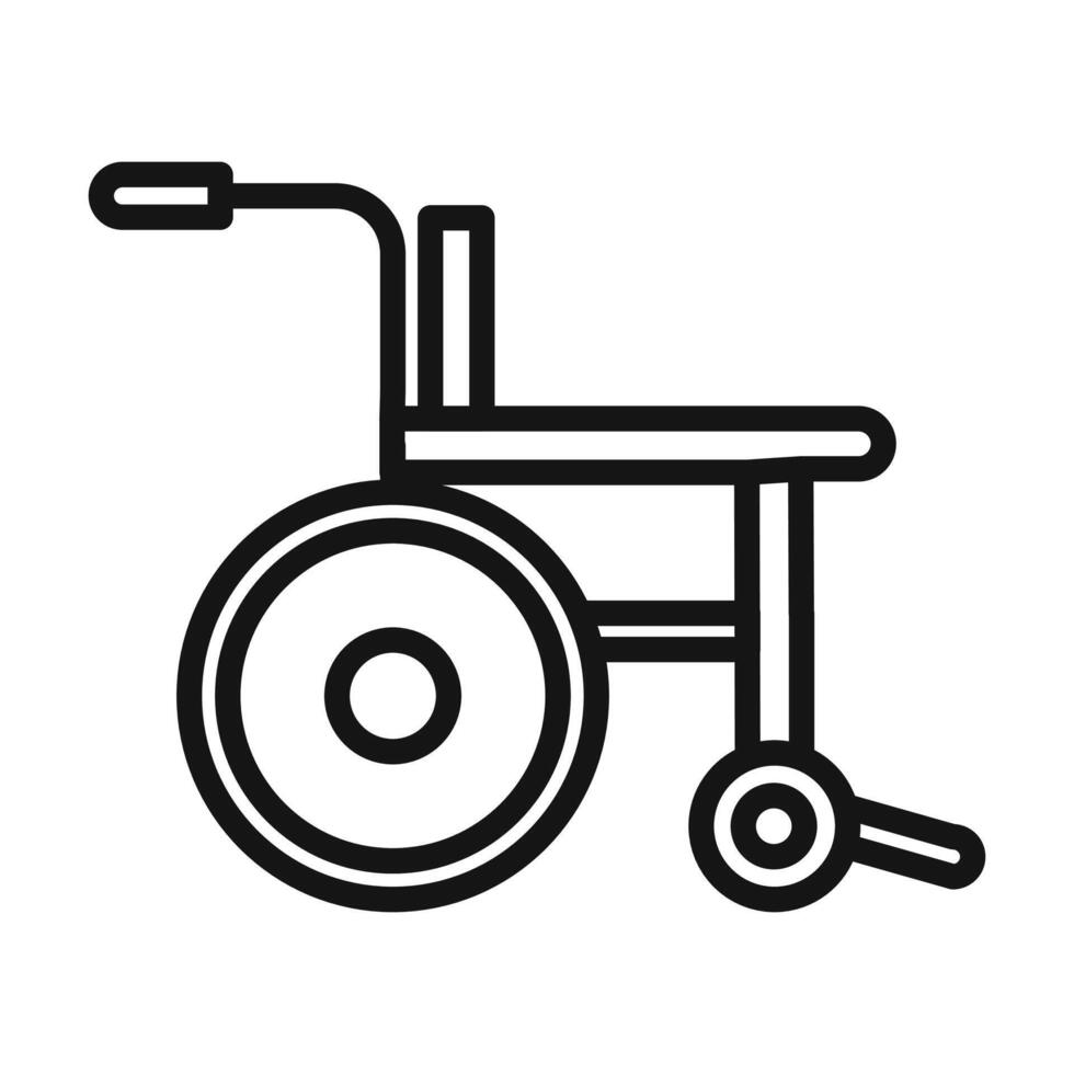 Wheelchair Accessibility Icon for Disability Services and Accessibility vector