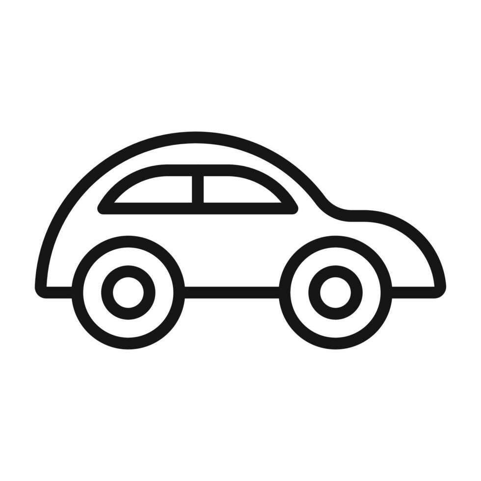 Beach toy car icon vector