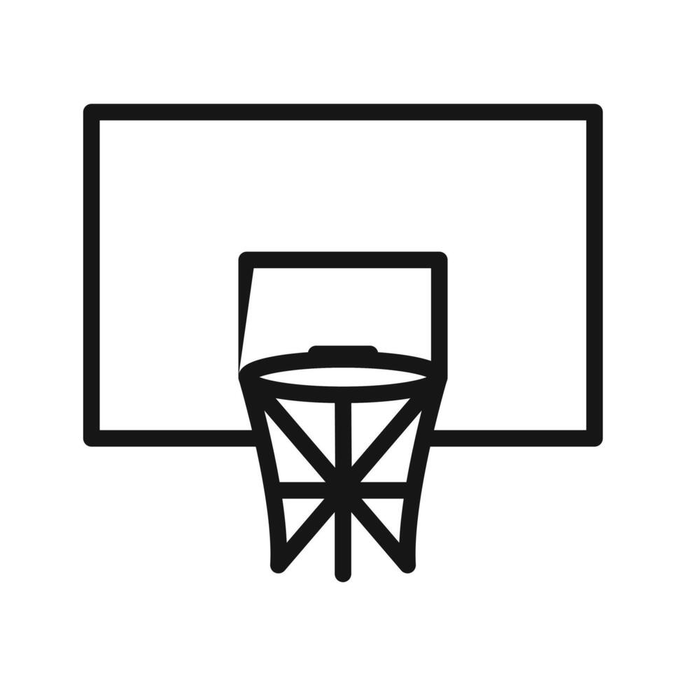 Basketball Hoop icon vector