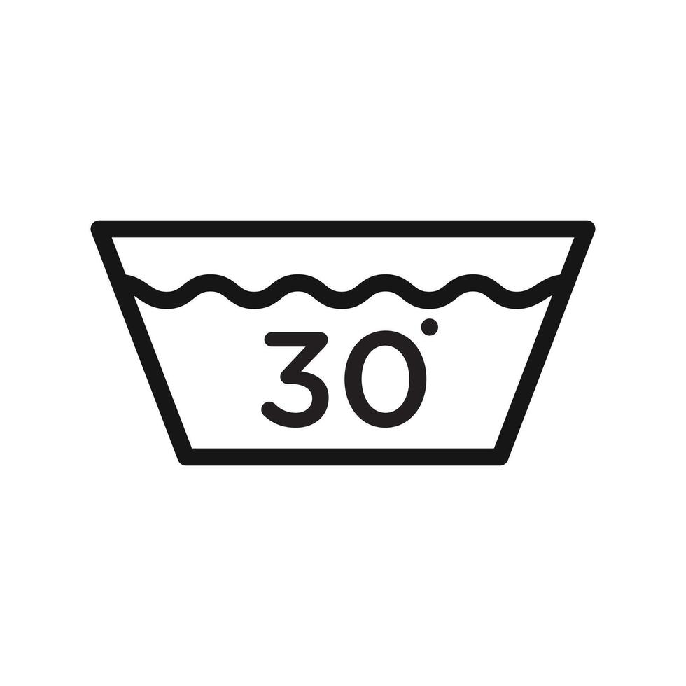 Clothing care icon vector