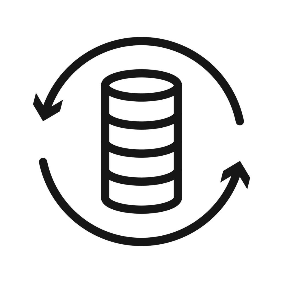 Data Recovery icon vector