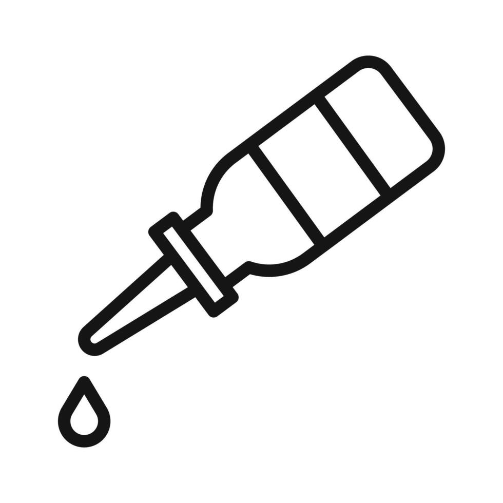 EYE DROP icon vector