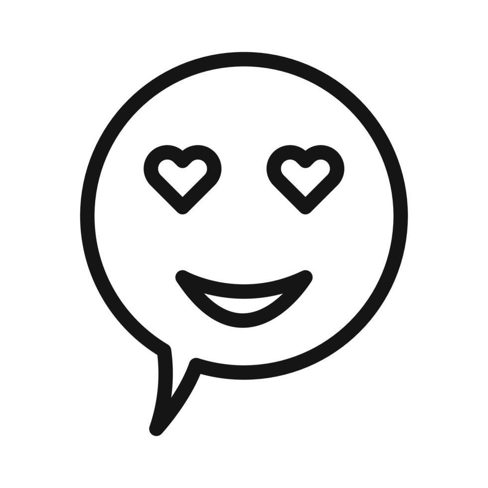 Lady Love Smiley Message icon vector