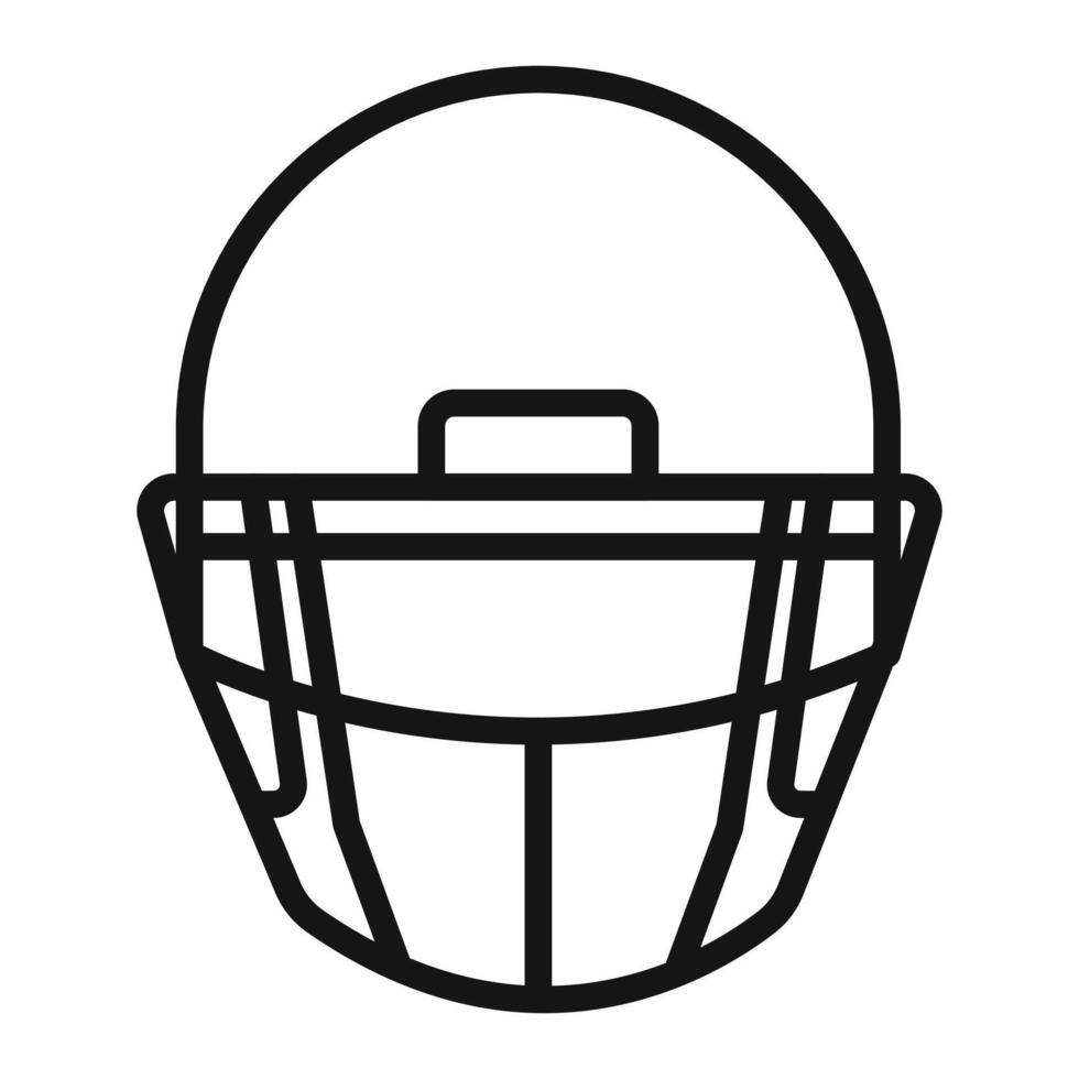 american football helmet icon vector