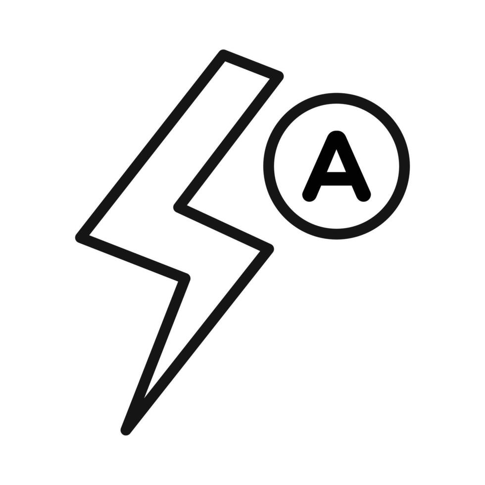 auto flash icon vector