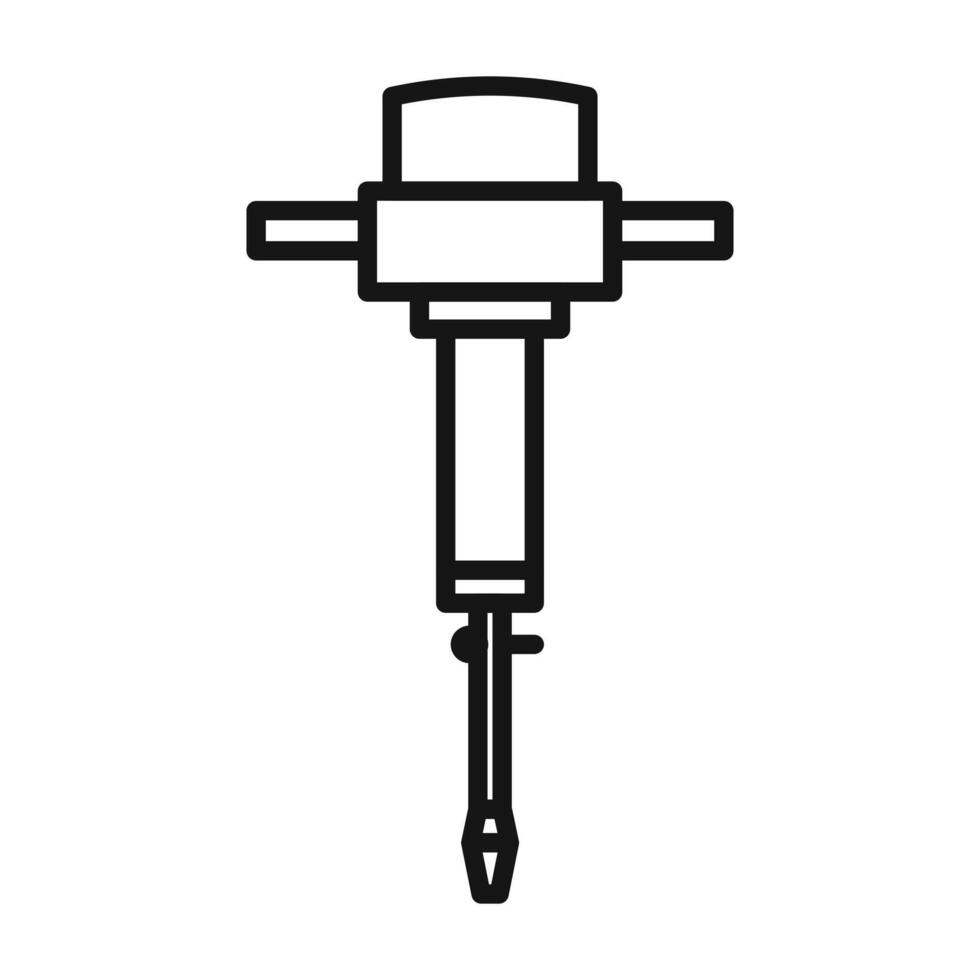 jack hammer icon vector