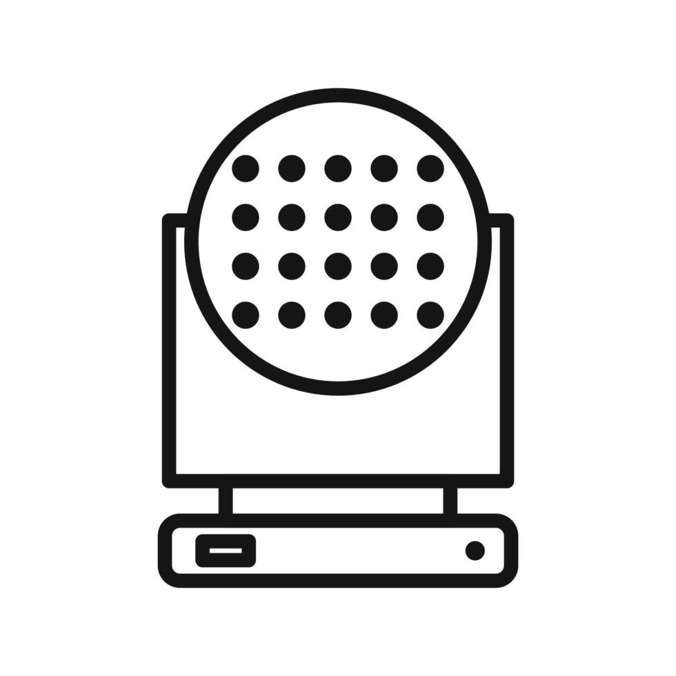 laser lamp icon vector