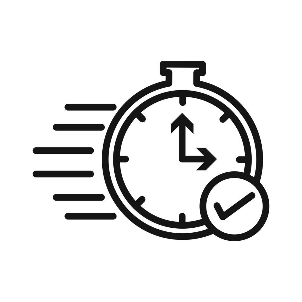 Quick approval icon vector