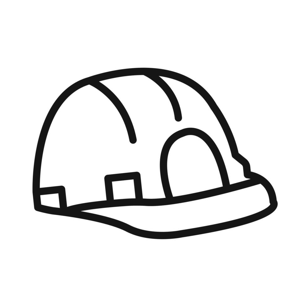 Safety helmet icon vector