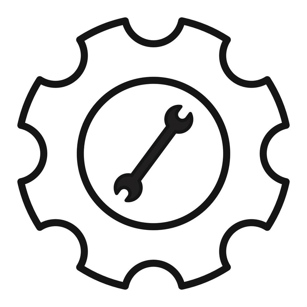 Service tool icon vector