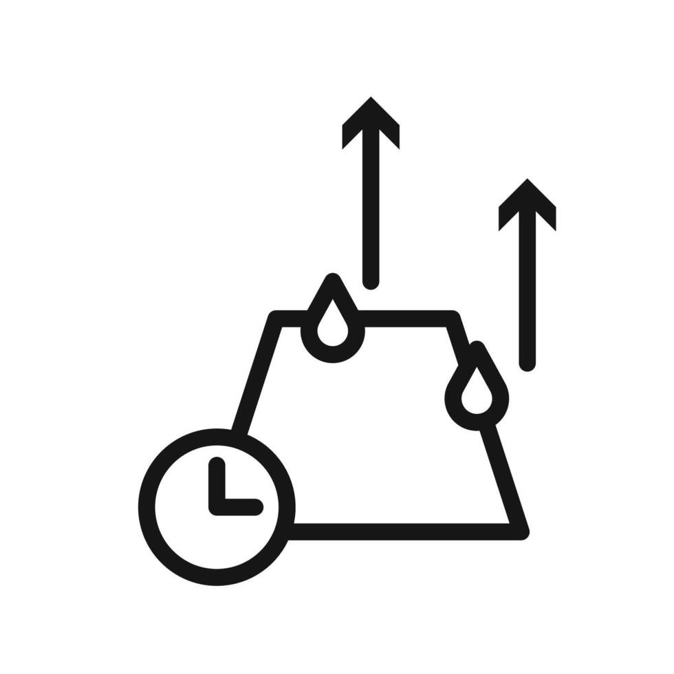 quick dry icon vector