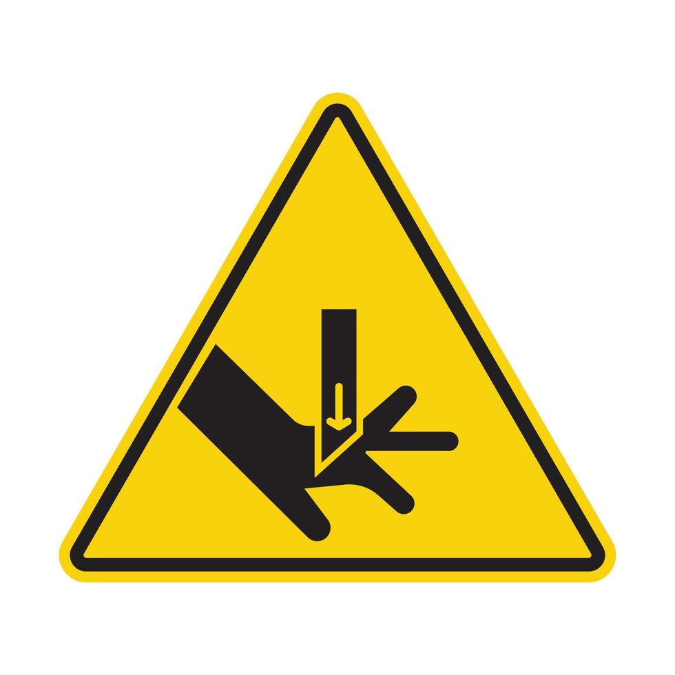 safety hand icon vector
