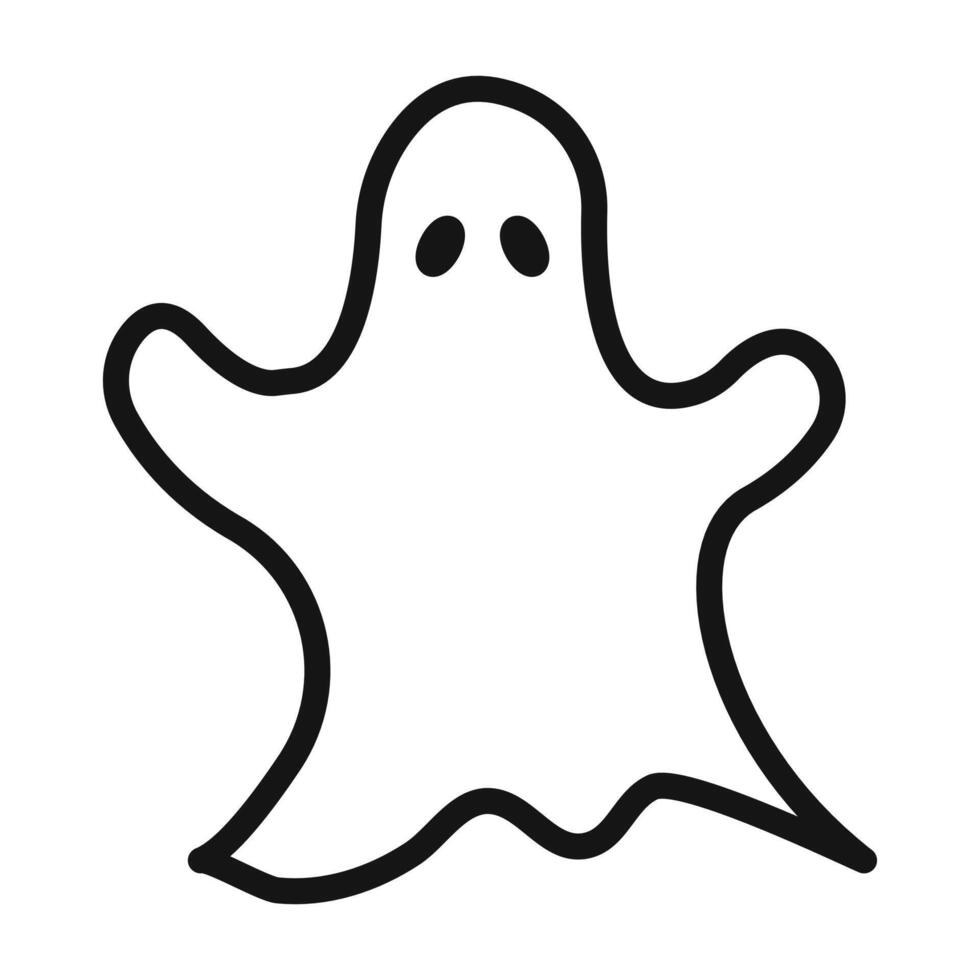 scary Ghost icon vector