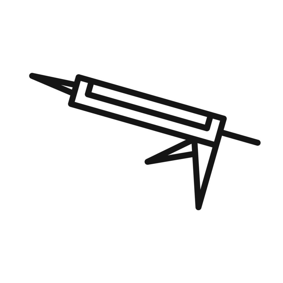 sealant gun icon vector