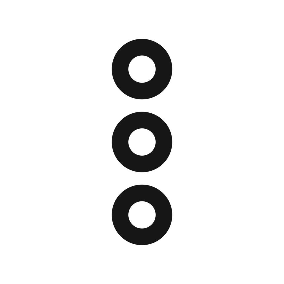 more button icon Black line art vector