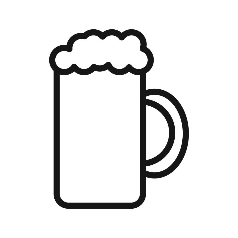 oktoberfest icon Black line art vector
