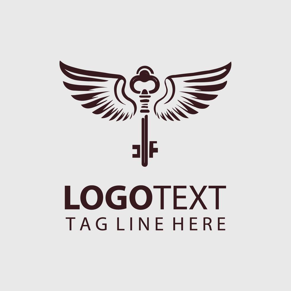Key Wings Logo vector