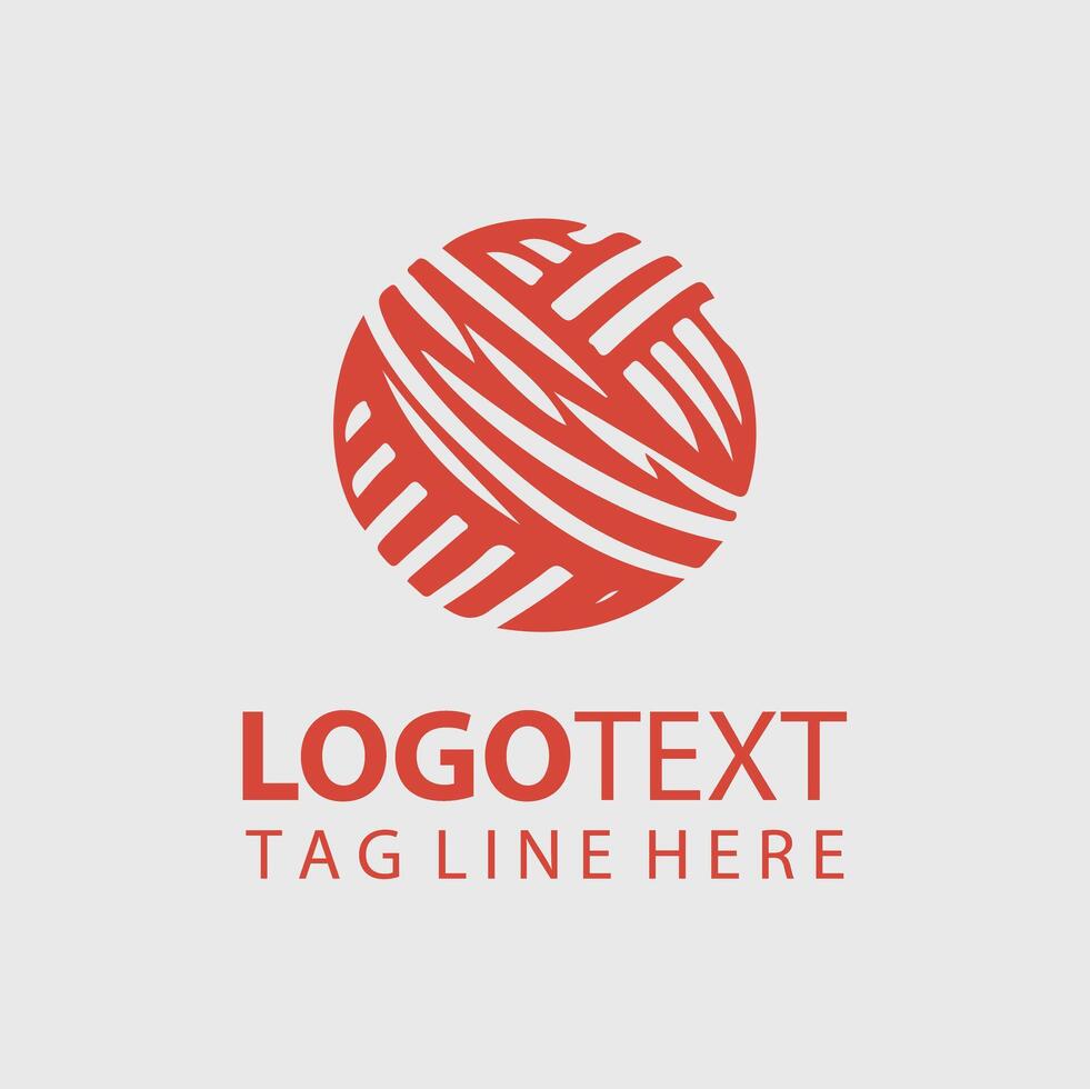 Knitting Logo Illustrations vector