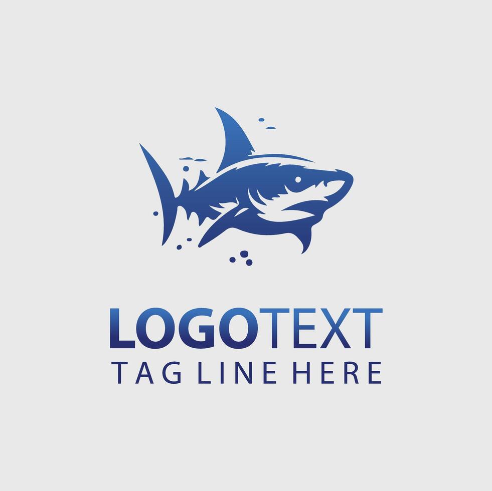 Shark Fish Logo vector