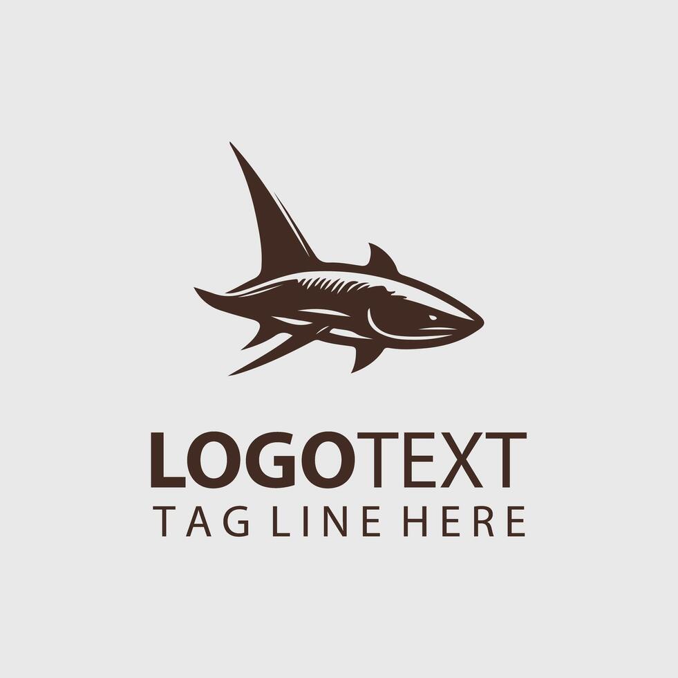 Shark Fish Logo vector