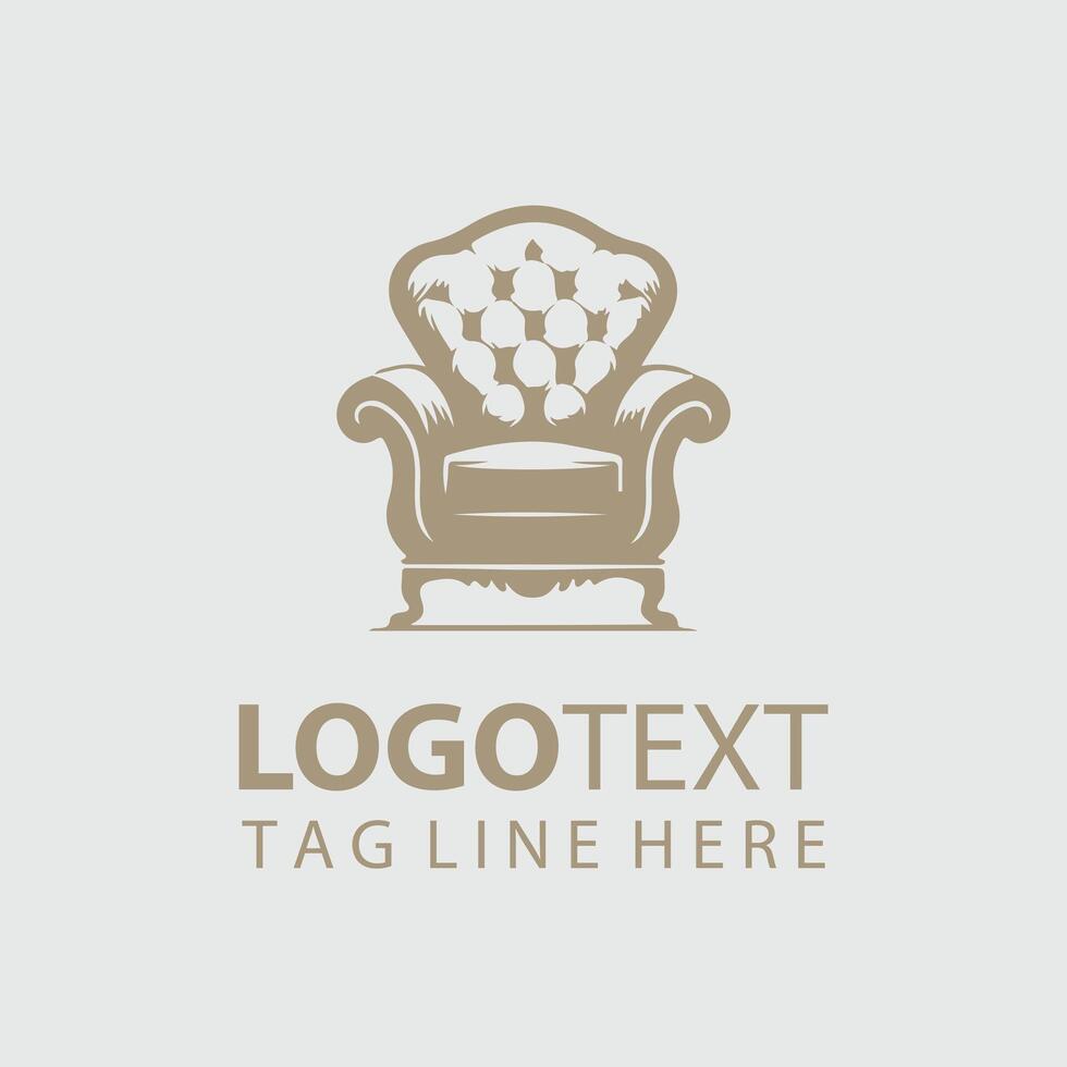 Sofa Furniture Logo vector