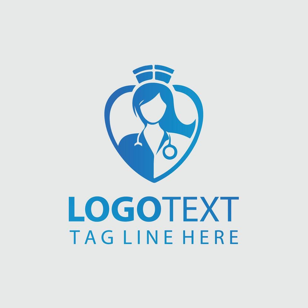 Nurse Logo Illustrations vector