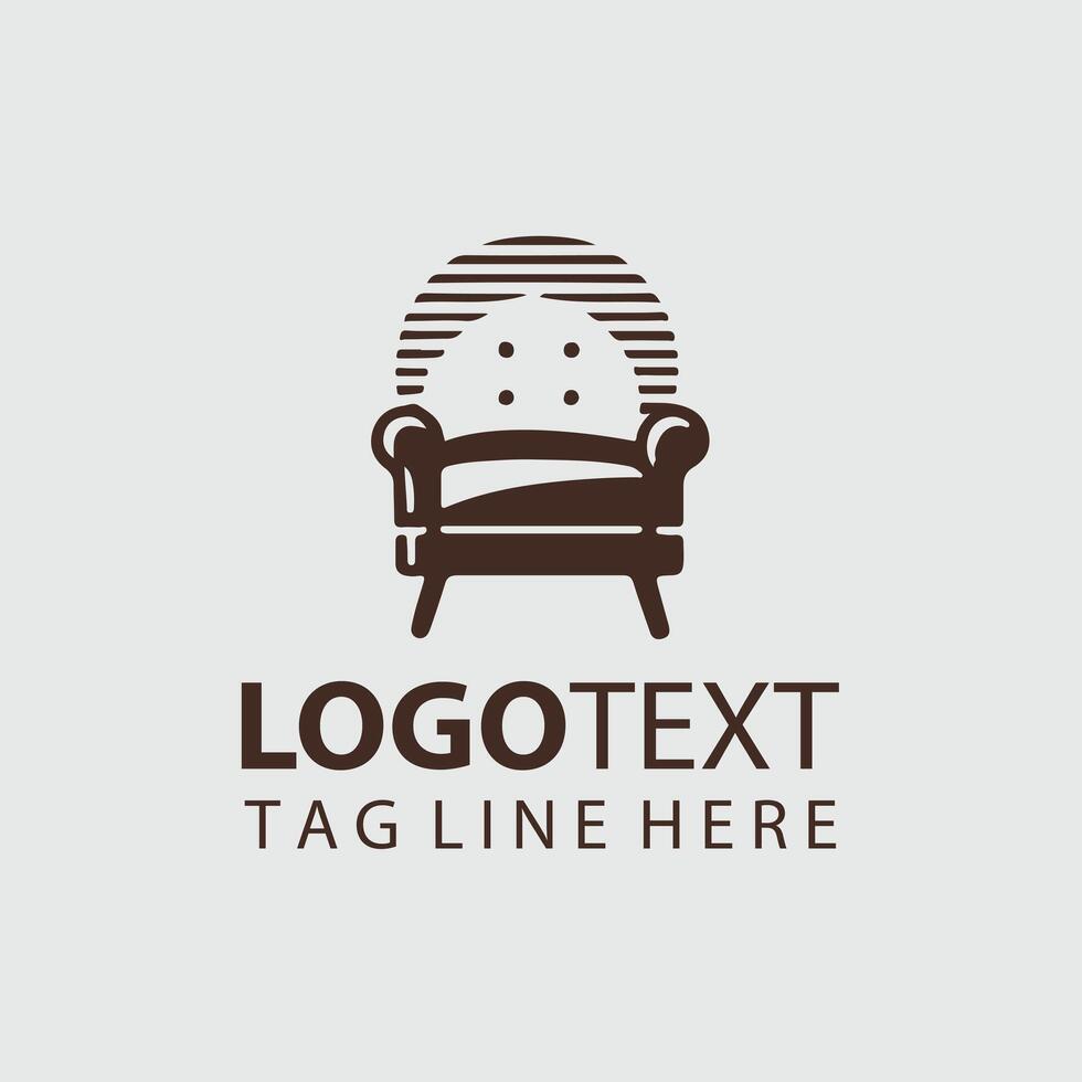 Sofa Furniture Logo vector