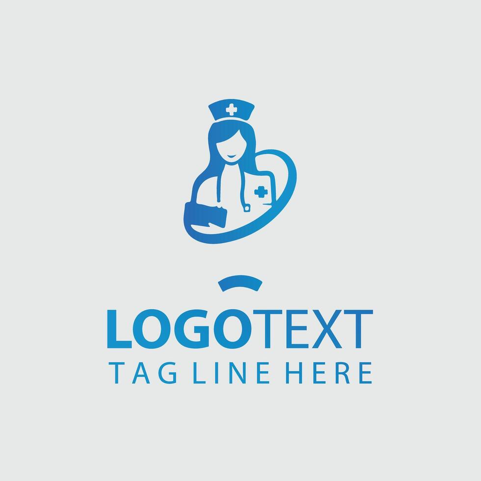 Nurse Logo Illustrations vector