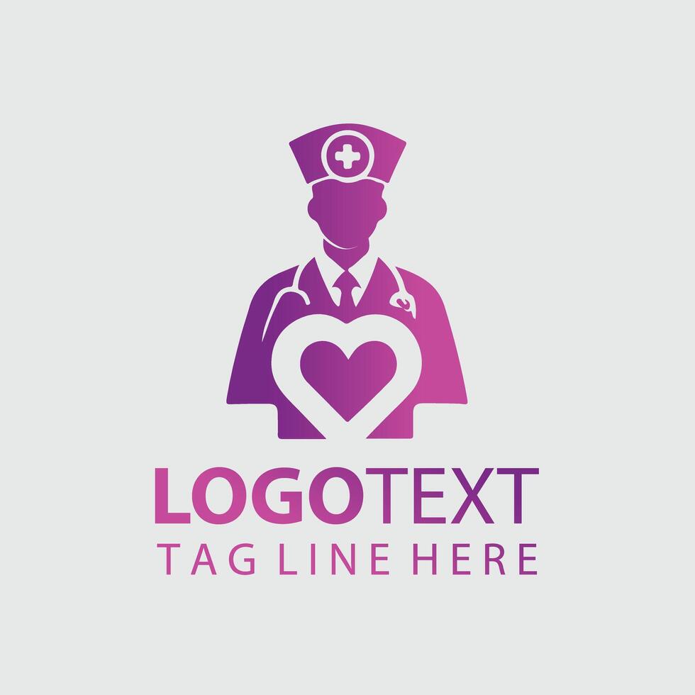 Nurse Logo Illustrations vector