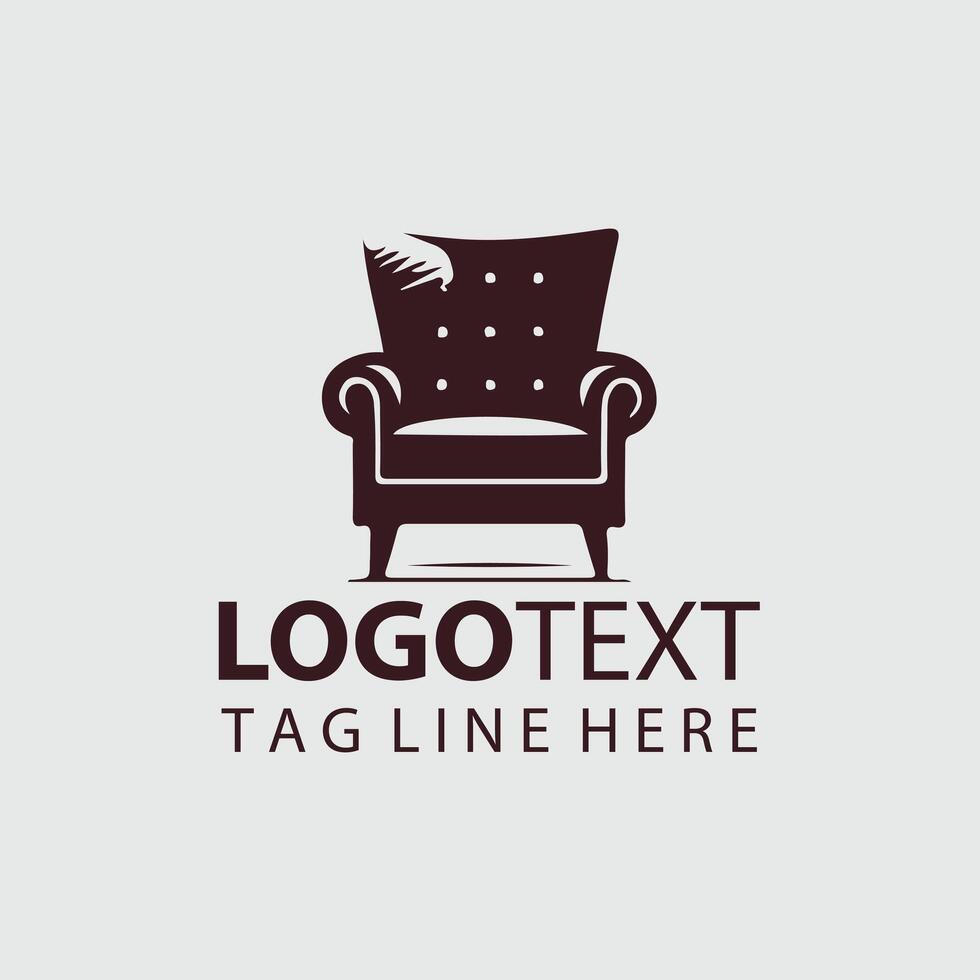 Sofa Furniture Logo vector