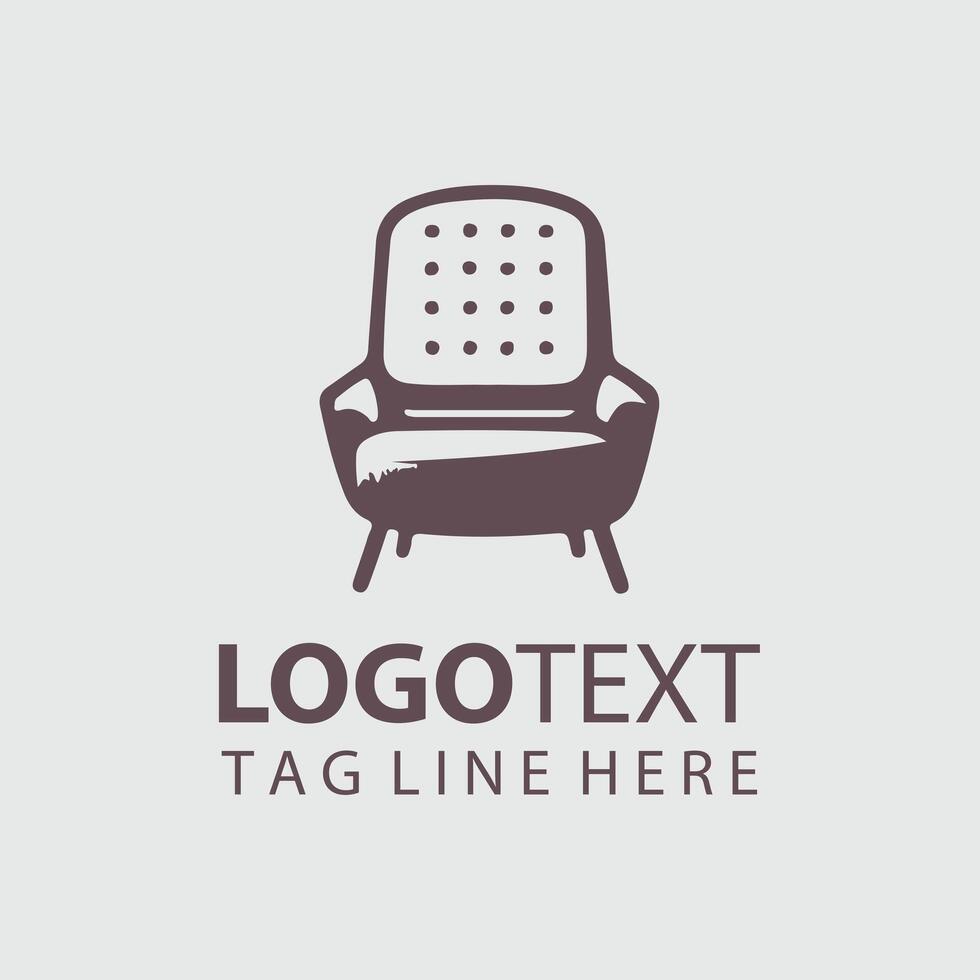 Sofa Furniture Logo vector