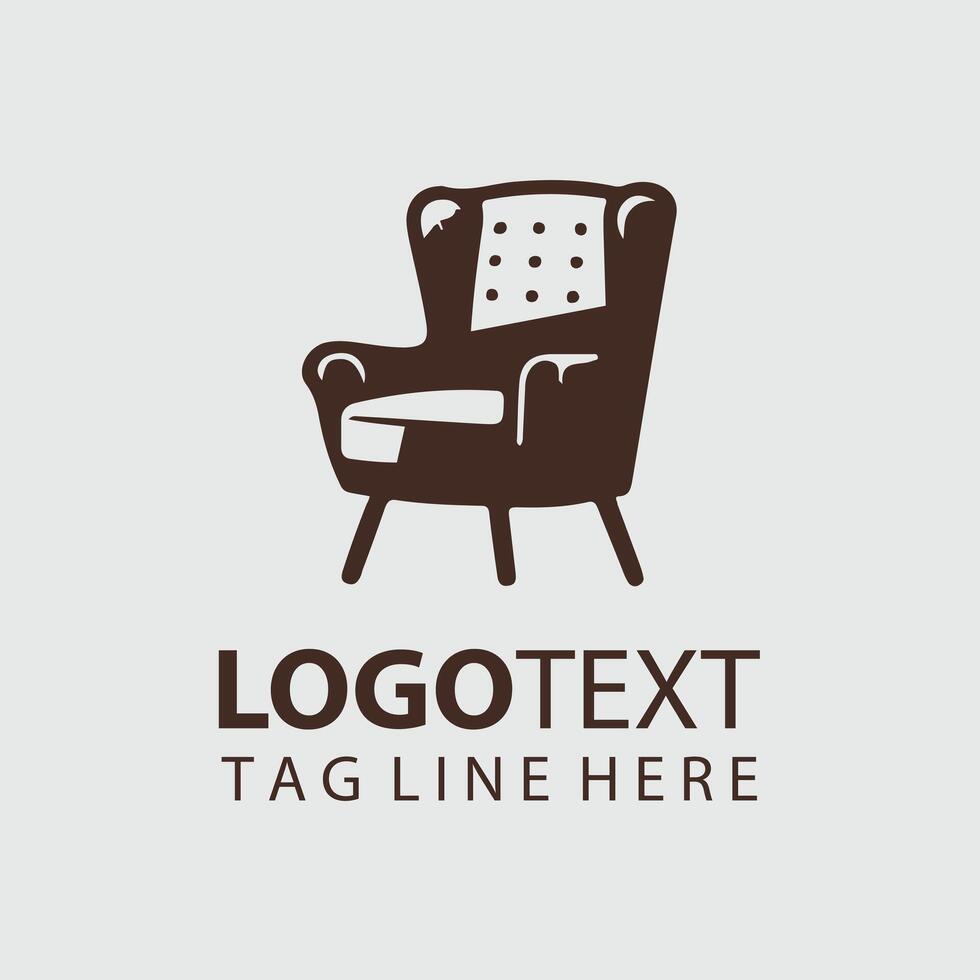 Sofa Furniture Logo vector