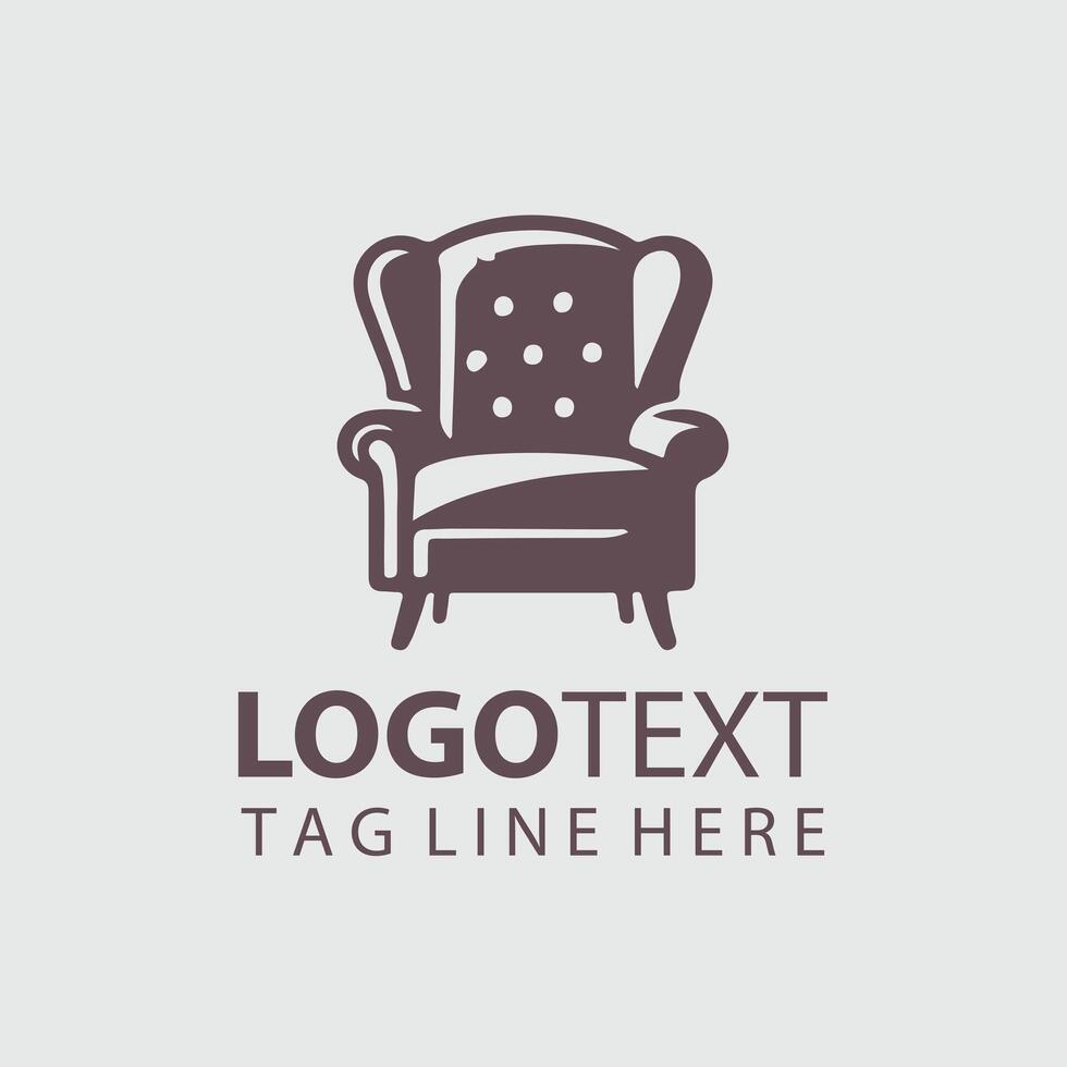 Sofa Furniture Logo vector