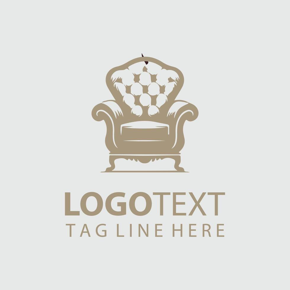 Sofa Furniture Logo vector