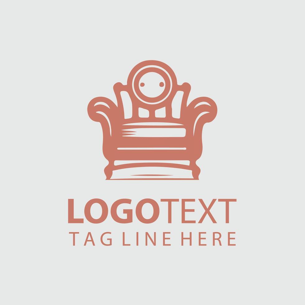 Sofa Furniture Logo vector