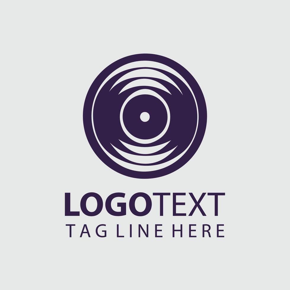 Music Disk Logo vector