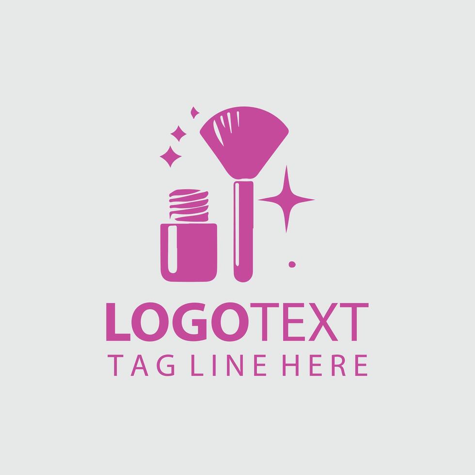 Cosmetics Logo Illustrations vector