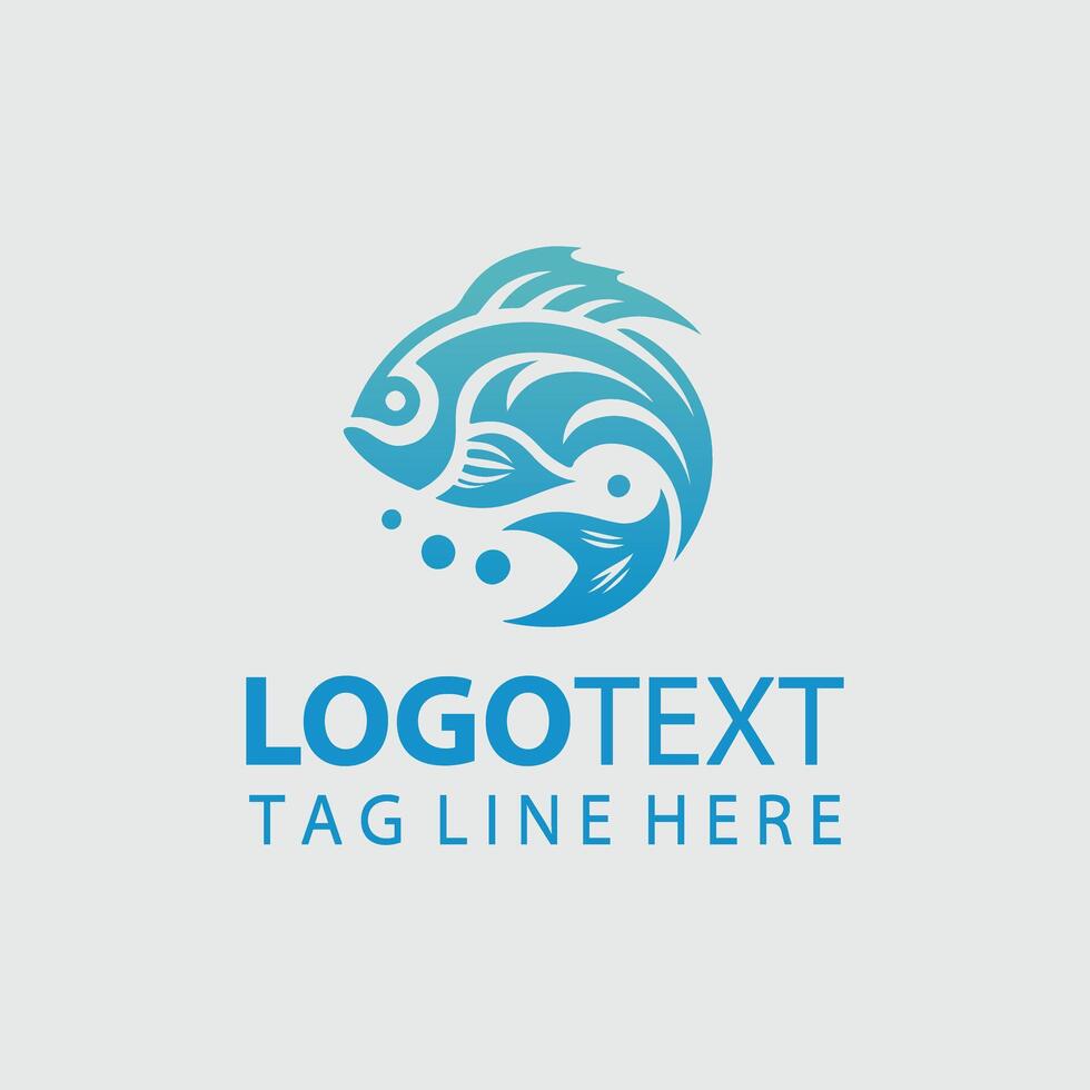 Fish Logo Illustrations vector