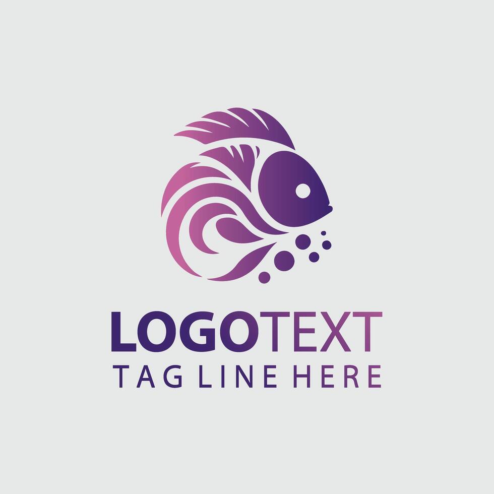 Fish Logo Illustrations vector