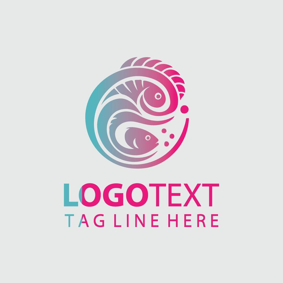 Fish Logo Illustrations vector