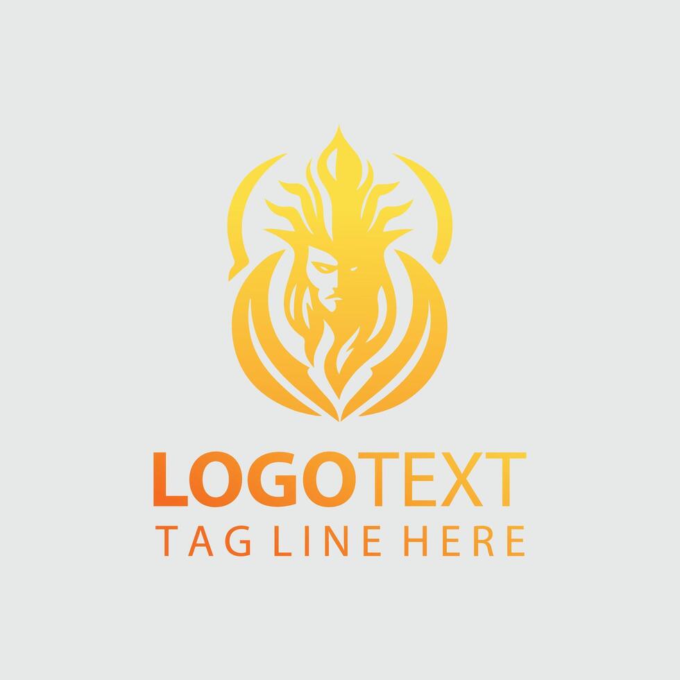 Trident Logo Illustrations vector
