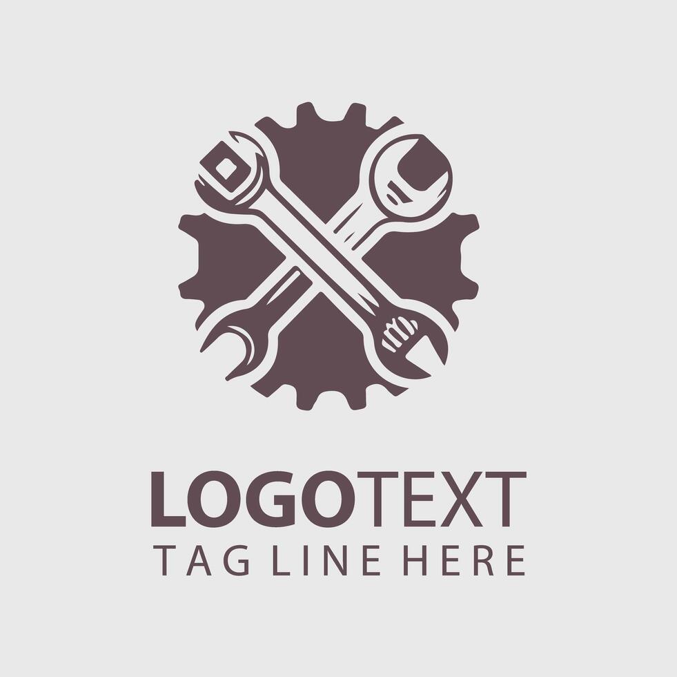 Mechanical Logo Illustrations vector