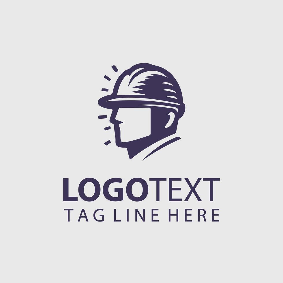 Constructions Worker Logo vector