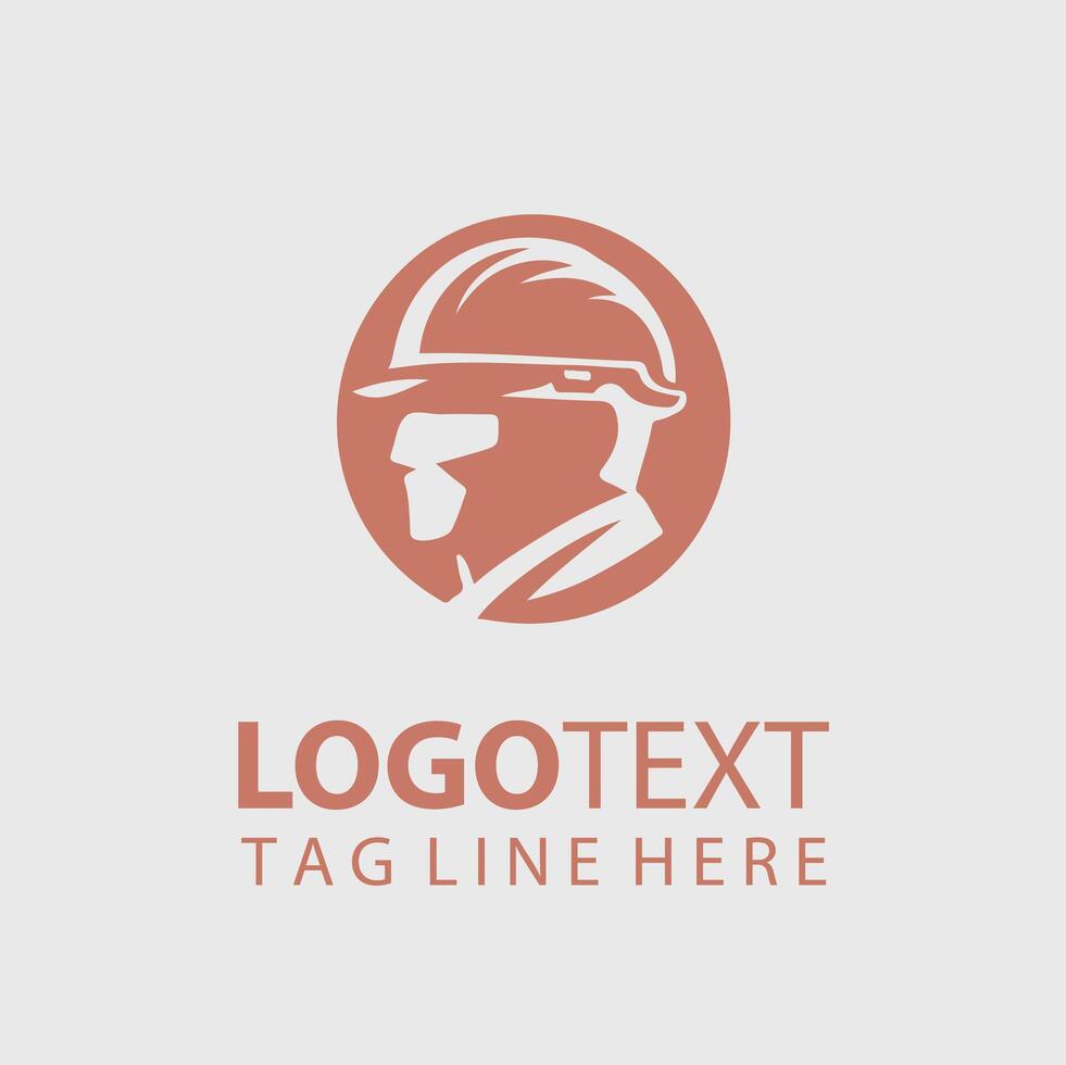 Constructions Worker Logo vector