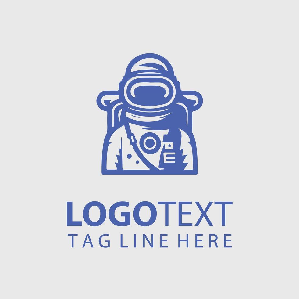 Space man Logo vector