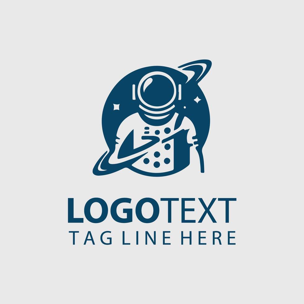 Space man Logo vector