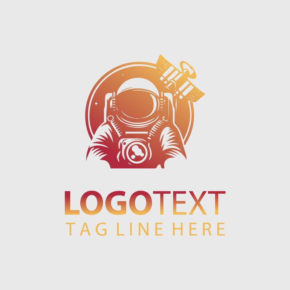 Space man Logo vector