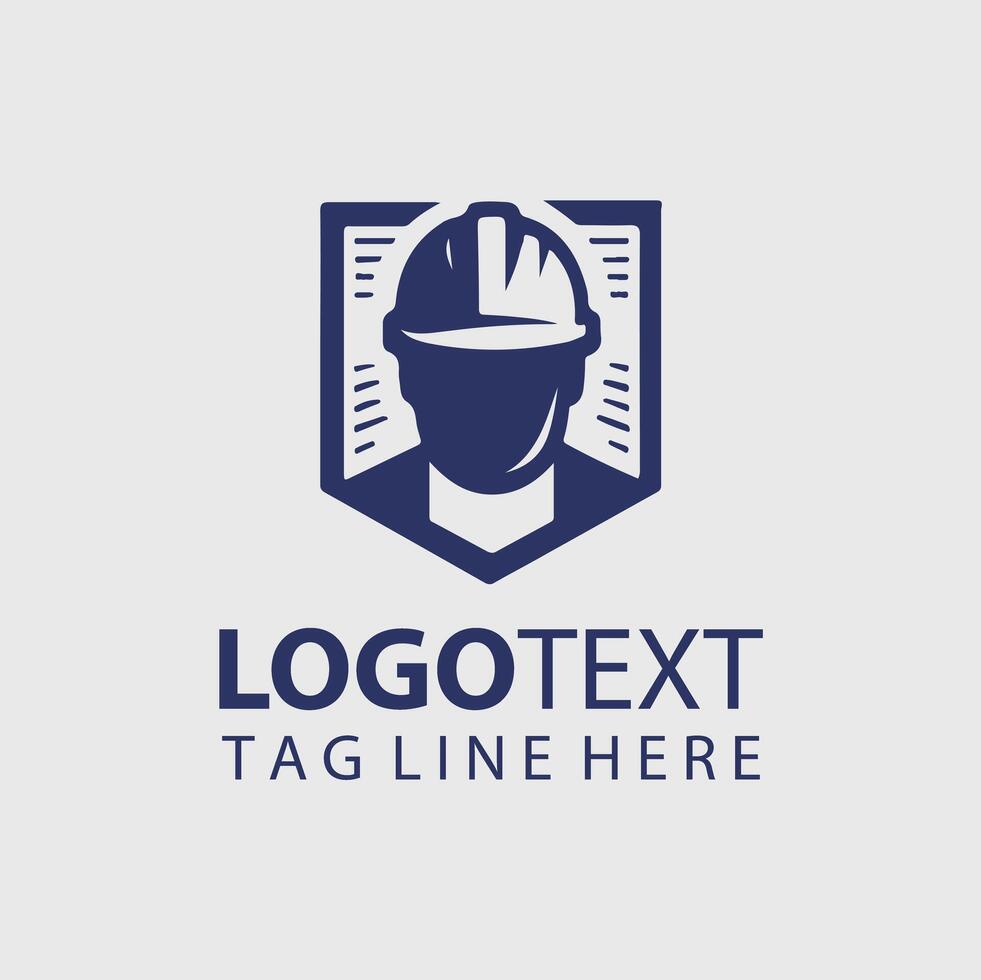 Constructions Worker Logo vector