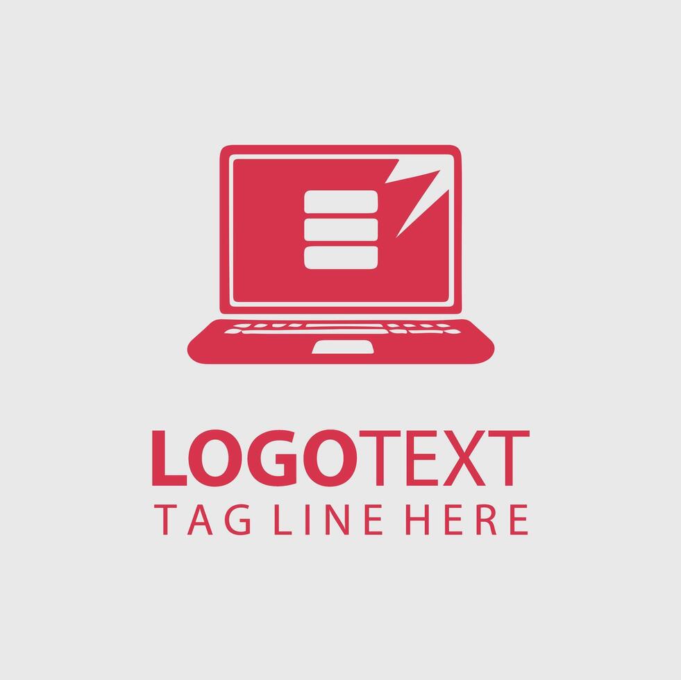 Laptop Logo Illustrations vector